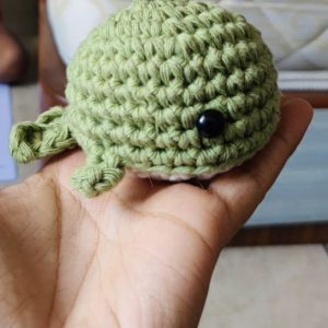 Crochet Kit (Baby Whale) - Green