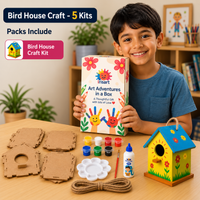 Bird House Craft - 5 Kits | Perfect for Return Gifts