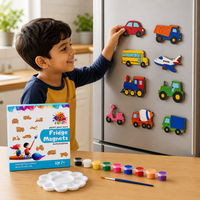 Mini Murals DIY Fridge Magnets - Automobiles