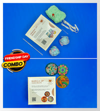 DIY Baby Socks Crochet Kit + DIY Mandala Coasters