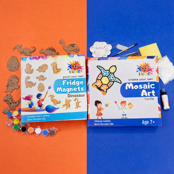 Mosaic Art Kit + Fridge Magnets Kit