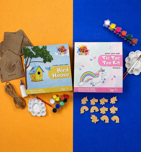 Bird House Kit + Tic Tac Toe Kit