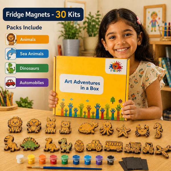 Fridge Magnets Kit - 30 Kits | Perfect for Return Gifts