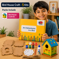Bird House Craft - 5 Kits | Perfect for Return Gifts