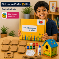 Bird House Craft - 15 Kits | Perfect for Return Gifts