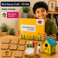 Bird House Craft - 30 Kits | Perfect for Return Gifts