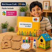 Bird House Craft - 20 Kits | Perfect for Return Gifts