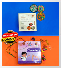 DIY Mandala Coasters + DIY Jewellery Kit