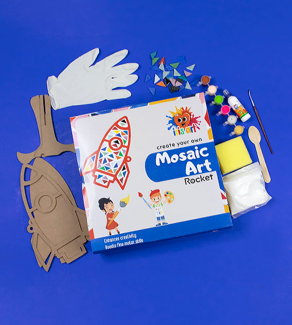 Tile Tales DIY Mosaic Art - Rocket