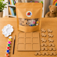 Tic Tac Toe Kit 15 Kits | Perfect for Navratri Kanjak Gifts for Kids
