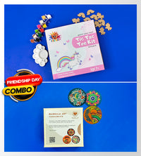 XO PoP DIY Tic Tac Toe - Unicorn + DIY Mandala Coasters
