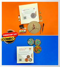DIY Mandala Wall Clock + DIY Mandala Coasters