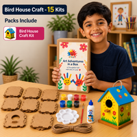 Bird House Craft - 15 Kits | Perfect for Kids Golu Return Gifts