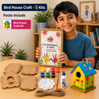 Bird House Craft - 5 Kits | Perfect for Kids Golu Return Gifts