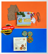 Little Builders: DIY Bird House Craft Kit + DIY Mandala Coasters