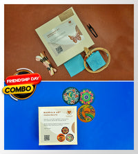 Butterfly DIY Embroidery Kit + DIY Mandala Coasters
