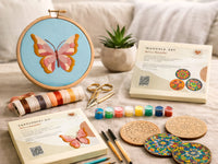 Embroidery Kit (Big) + Mandala Coasters Kit