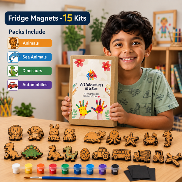 Fridge Magnets Kit - 15 Kits | Perfect for Return Gifts