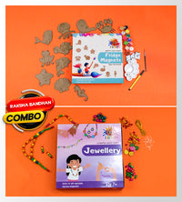 Mini Murals DIY Fridge Magnets - Sea Animals + DIY Jewellery Kit