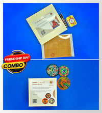 DIY Glass Painting Kit + DIY Mandala Coasters