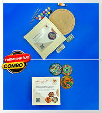 DIY Lippan Art Kit + DIY Mandala Coasters