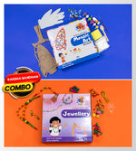 Tile Tales DIY Mosaic Art - Rocket + DIY Jewellery Kit