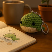 DIY Crochet Kit - Green Baby Whale