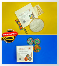 Sunshine DIY Embroidery Kit + DIY Mandala Coasters