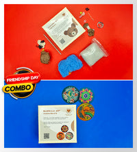 DIY CROCHET KIT (TEDDY) - BROWN + DIY Mandala Coasters