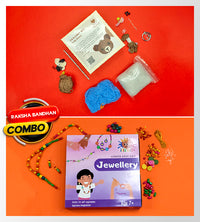DIY CROCHET KIT (TEDDY) - BROWN + DIY Jewellery Kit